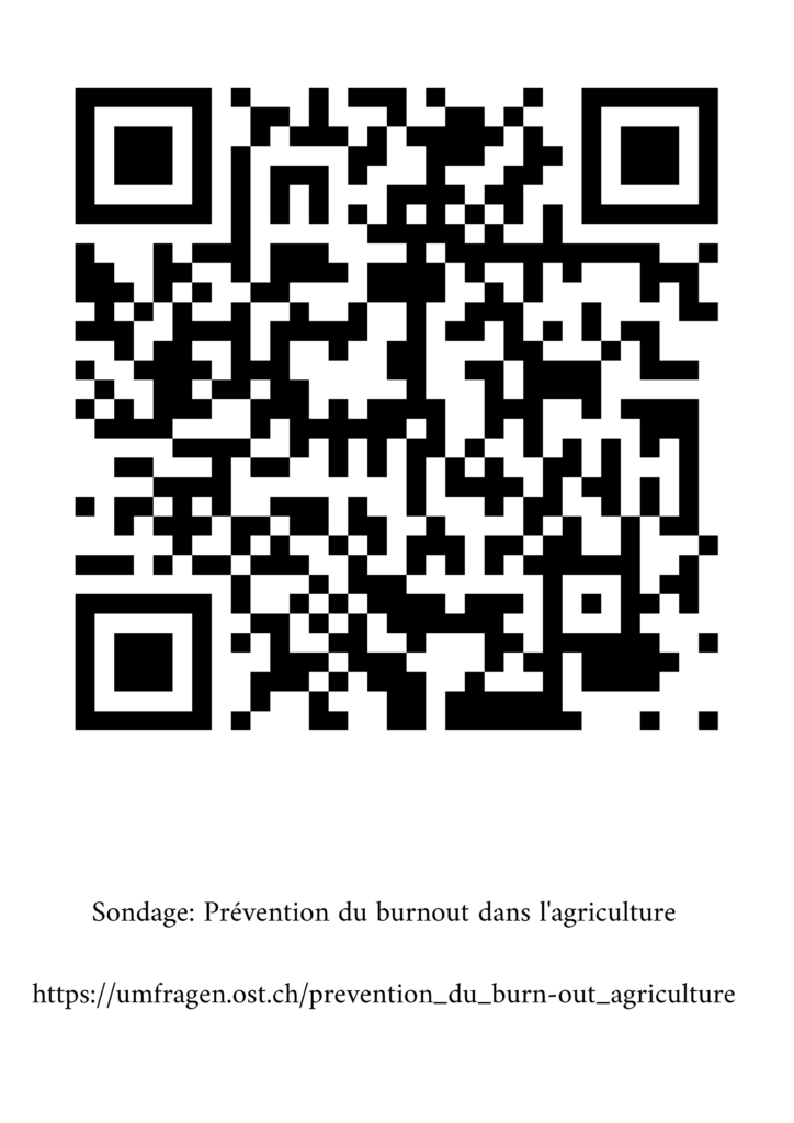 Sondage Prévention du burnout dans l'agriculture